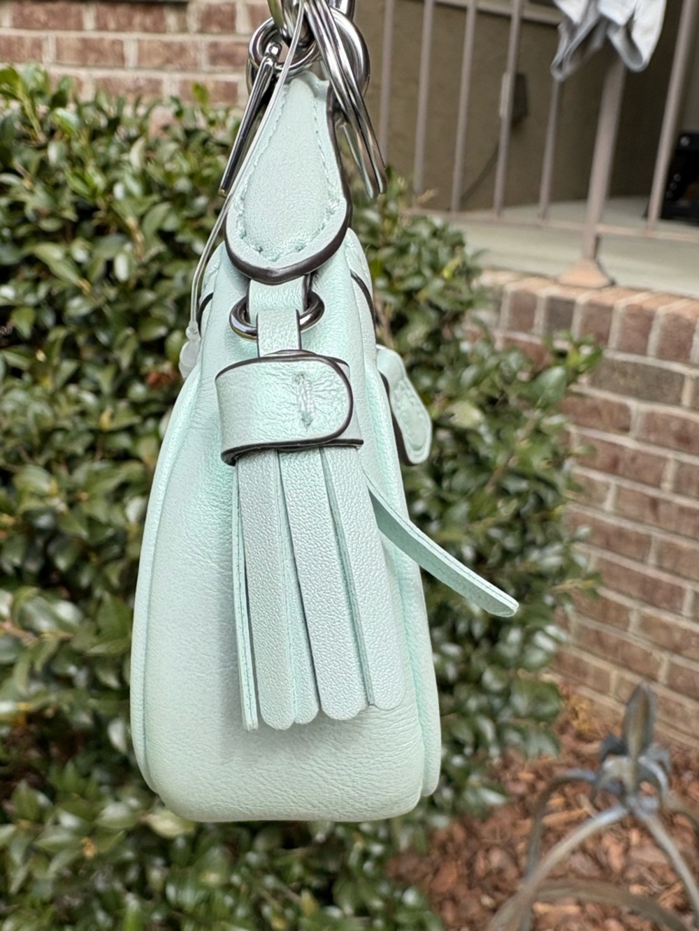 Coach Mini Carmen Bag Charm Mint NWOT - Picture 5 of 11